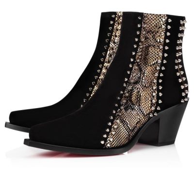 Botas With My Guitar Christian Louboutin Mujer - Negros/- 3200866B125